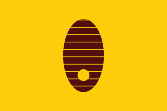 Bee Icons Color 7: A Versatile Embroidery Design for Real Projects
