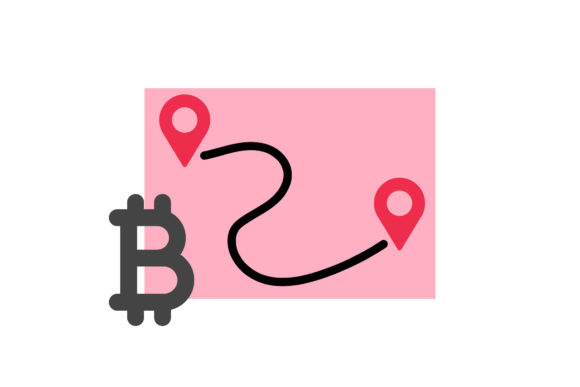 Bitcoin Travel Icon Map Design Creative – A Versatile Graphics Freebie for Modern Branding
