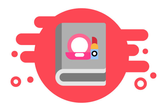Book Icon Art Make Up Design Creative – A Must-Have Graphic Asset for Handmade Businesses