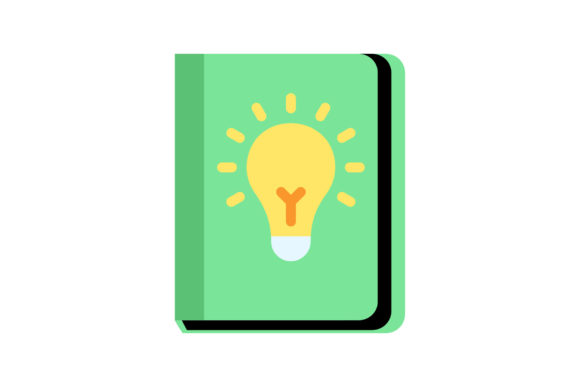 Book Icon Light Design Creative Vector – A Must-Have Graphic Freebie for Crafters