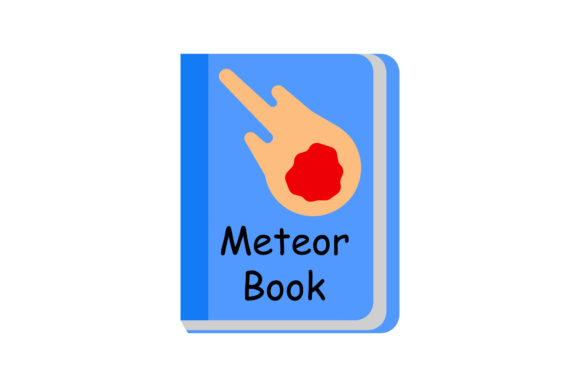 Book Icon Meteor Design Creative Vector Review for Real Projects
