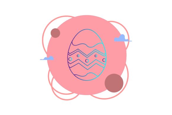 Easter Eggs Ornament: A Versatile Graphics Freebie for Creative Projects