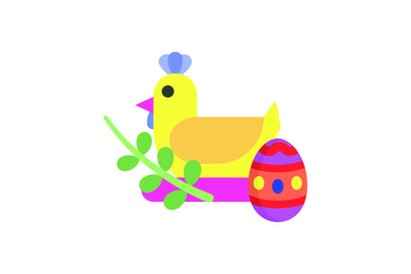 Easter Icon - Chicken: A Versatile Graphic Design Asset for Digital Sellers