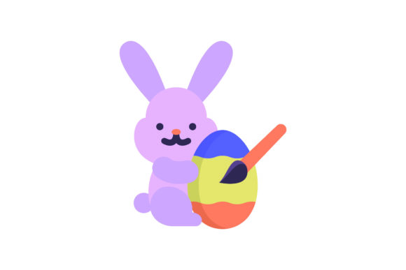 Flat Icon Easter Bunny Purple: A Practical Embroidery Design Review