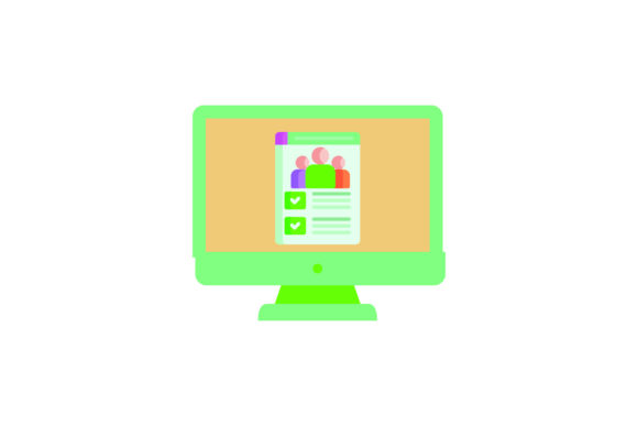 Flat Icon Laptop Data Green – A Modern Design Freebie for Branding and Marketing