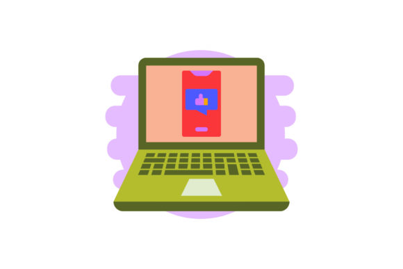 Flat Icon Laptop Like: A Versatile Graphic Design Freebie for Modern Projects