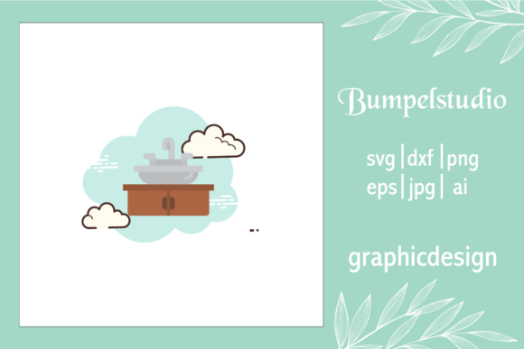 House Icon Sink Wash Basin Cloud White – A Versatile Graphic Freebie for Local Business Branding