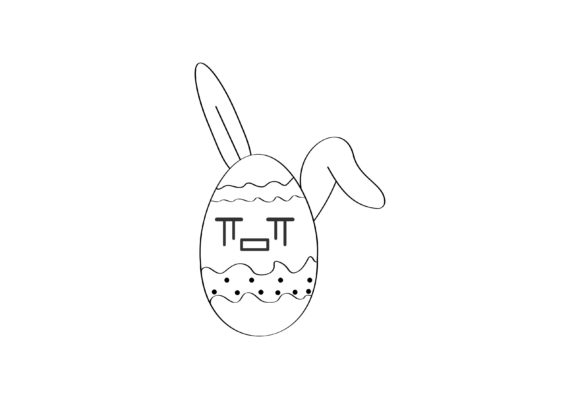 Kawai Easter Egg Illustration-20: A Versatile Graphic Design Freebie
