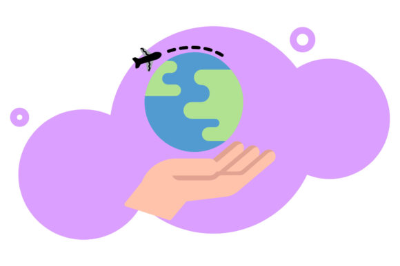 Travel Icon Design Vector Bring Earth Review