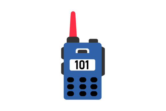 Travel Icon Walkie Talkie Design Vector: A Graphics Freebie for Creative Crafters